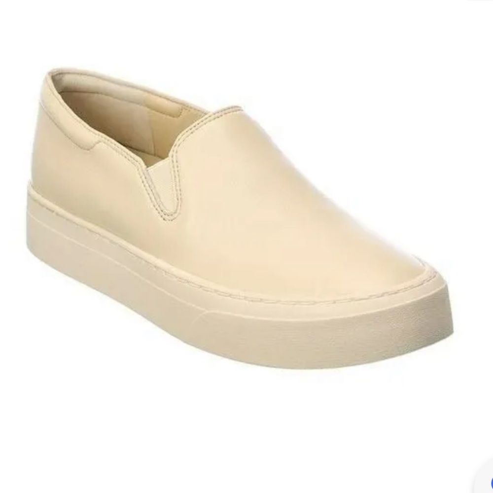 Vince Jacey Moonlight Leather Platform Sneaker
